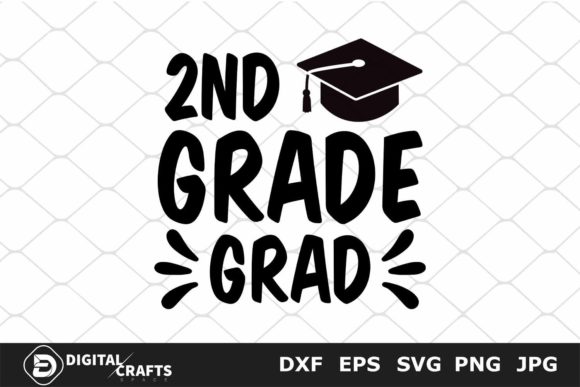 2nd Grade Grad: Back to School SVG for Creative Projects