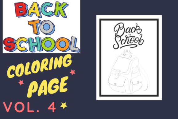 Back to School Coloring Pages 4 – A KDP-Ready Resource for Creators and Educators