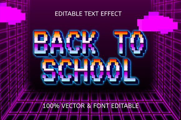 Back to School Style Pixel Text Effect: A Practical Resource for Designers and Creators