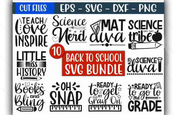 Back to School SVG Design Bundle Essentials