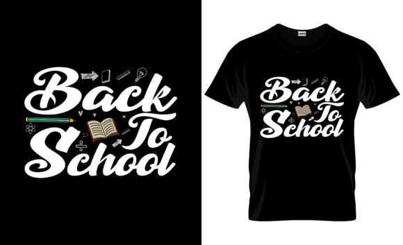 Back to School T-Shirt Design 01: Premium Assets
