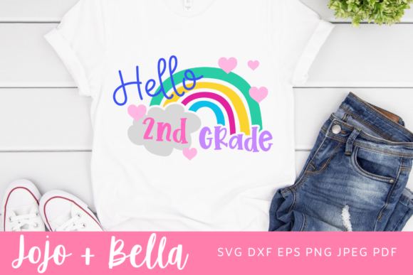 Hello 2nd Grade SVG and Back to School SVG: A Versatile Digital Asset for Creators and Small Business Owners