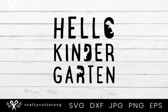 Hello Kindergarten - Back to School Shirt Dinosaur: A Versatile Clipart Set for Creative Projects