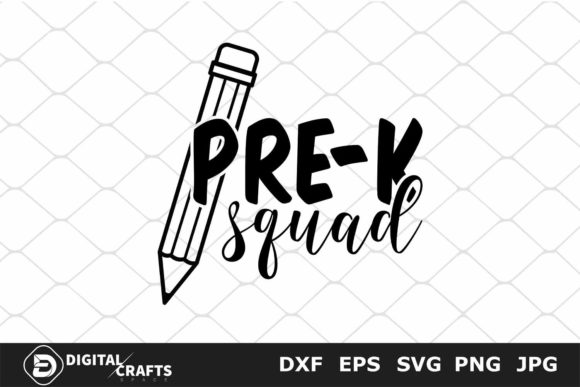 Pre-k Squad, Back to School SVG: A Versatile Tool for Creative and Practical Use
